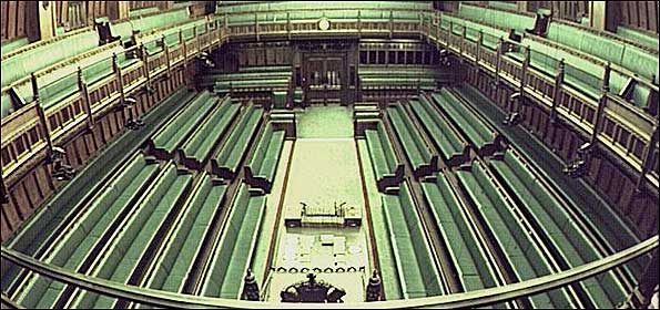 Interior of House of Commons