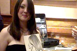 Kelly is presented with her bravery award. She's overwhelmed by people's generosity.