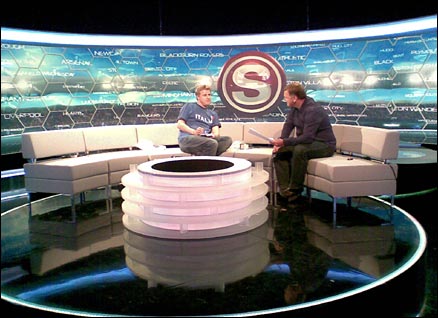 Editor Lance Hardy talks to Ray Stubbs in the new set