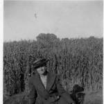 Grace Payne. A photograph sent to Eddie while he was a POW.Grace bought up four children Ethel, Edith, Mabel and Eddie on a widows war pension as her husband, Job, was killed on the Somme September 1918.