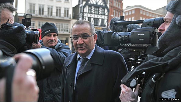 Daniel Azougy turns up at the High Court to hear Portsmouth's fate