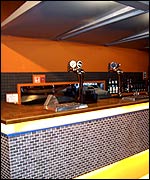 Inside the club