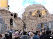 Santuário em Samarra destruído em atentado