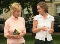 Philippa Gregory with Amanda Parr