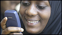 Faridah Shatra, ugandan mobile phone user. Photo: George Osodi