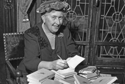 Agatha Christie photo courtesy of Hulton Archive/Getty Images