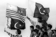 Cricket supporters in Bradford