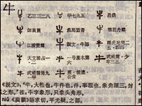 牛字的演变