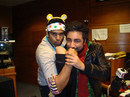 Flexing their muscles... Murtz and Friction 