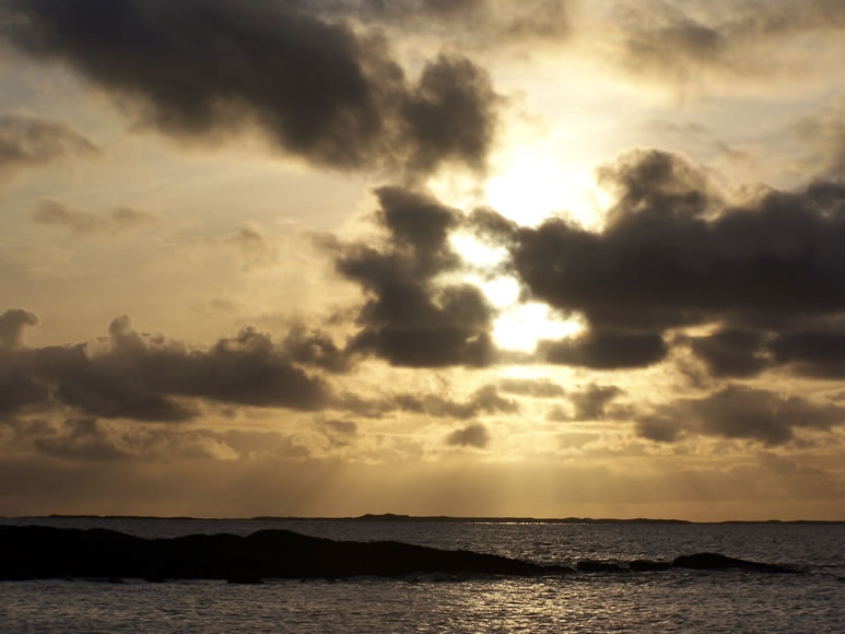 Sunset on North Uist