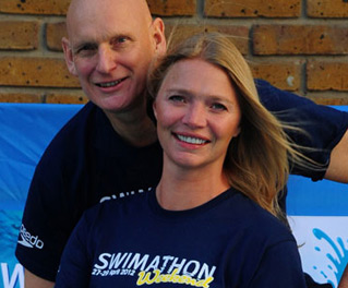 Duncan Goodhew and Jodie Kidd