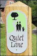 Quiet Lanes gateway sign