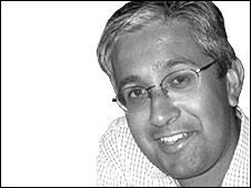 Jamie Coomarasamy, presenter, Europe Today