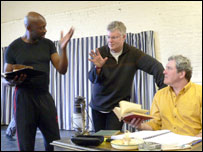 African Snow rehearsal