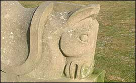 Horse statue at Racecourse Common