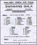 Walney Open Air Pool Gala schedule