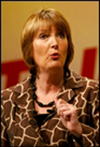 Harriet Harman speaking at the TUC Congress