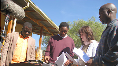 African Performance - recording in progress