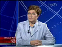 Rodica Culcer este redactor şef al ştirilor TVR.