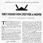 German version of the Victory Herald reproduced with the permission of Frank Yates the author.