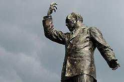 Statue of Sir Edward Carson at Stormont.