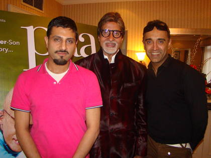 Amitabh Bachchan with Raj & Pablo