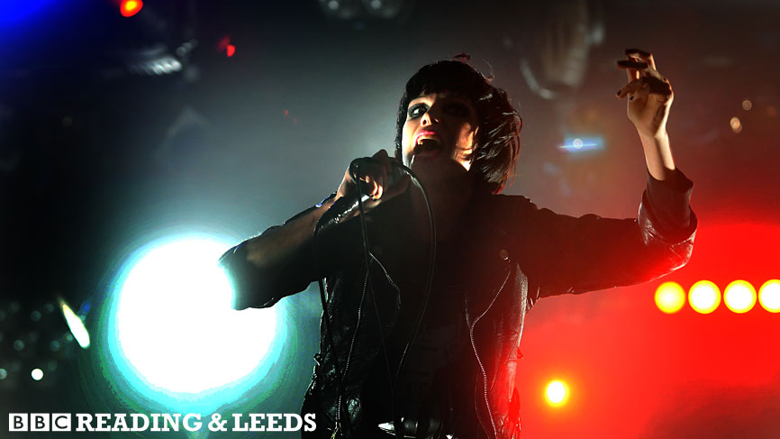 Crystal Castles perform at Reading and Leeds 2009