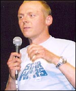 Simon Pegg (photo: Paul Gilbey)
