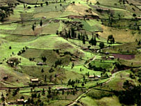 The Ecuadorian countryside