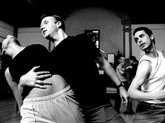 dancers rehearsing