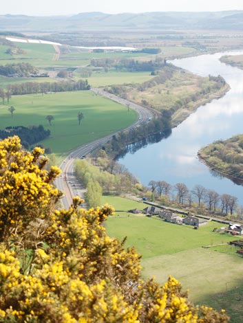 The Tay from Kinnoull Hill. Photo courtesy of Bill Purden.