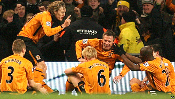 Jimmy Bullard and his goal celebration