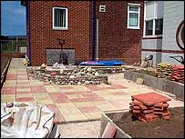 The garden on 13 June 2003