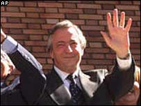 O presidente argentino Nestor Kirchner