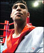 Bristish Olympian Amir Khan