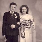 The marriage of Eileen Violet Head to Albert Victor Coles October 1945