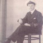 Frank Parker after he was commissioned as an officer in 1944