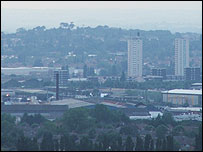 The view from Beacon Hill, Sedgley