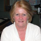 Lyn McCullagh in the BBC Radio Ulster studio's