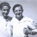 My friend Mike from Hornchurch on the right and myself Harold on the left. Picture taken at 62 CRE al-Jiyya.