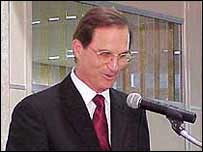 O ministro Luiz Fernando Furlan, do Desenvolvimento