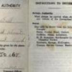 Oxfordshire War Agricultural Executive Committee Driving Permit.