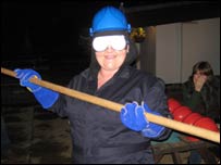 Emma in her lovely costume