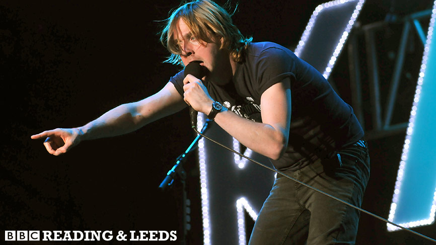 Kaiser Chiefs perform at Reading and Leeds 2009