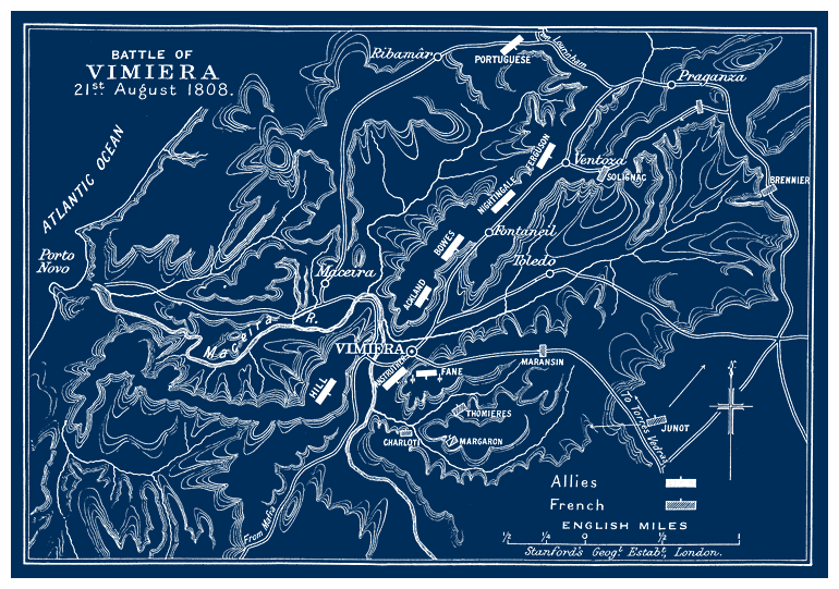 Battle Of Vimiero map