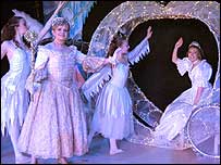 Cinderella gets to go to the ball.