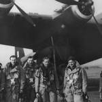 Crew of the Stirling at RAF Waterbeach. My father is second from the left who was the only survivor of that crew come the end of the war.