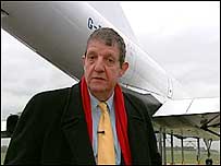 Chris Serle with Concorde