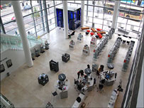 The new atrium at Newcastle Central Library
