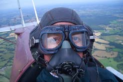 Michael Wright flying a tiger moth (copyright: Michael Wright)